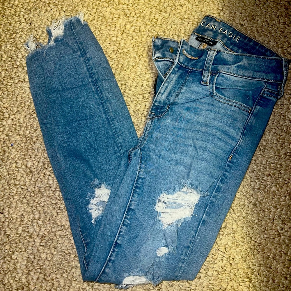 American eagle size 4 short jeggings